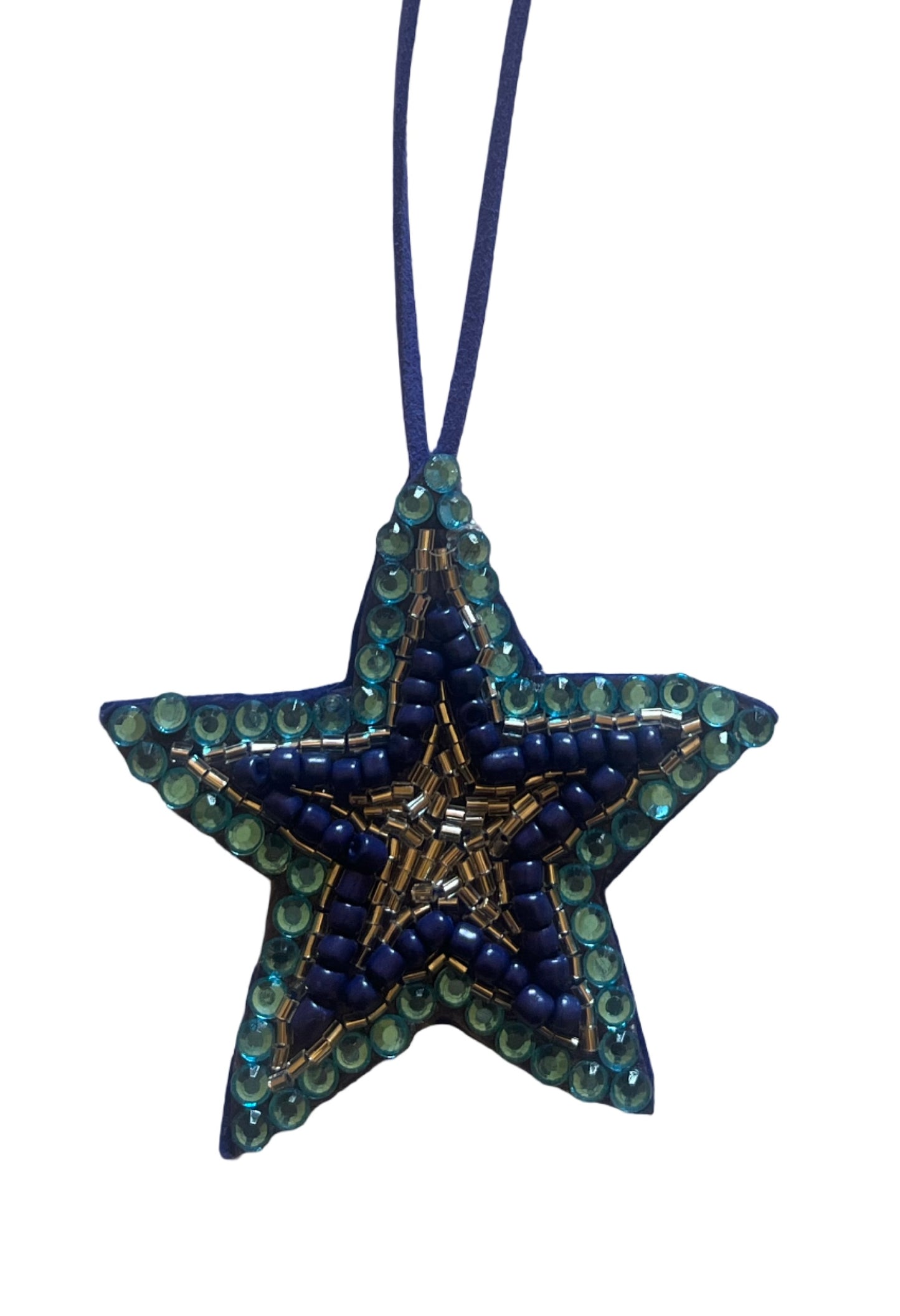 Blue Star Charm