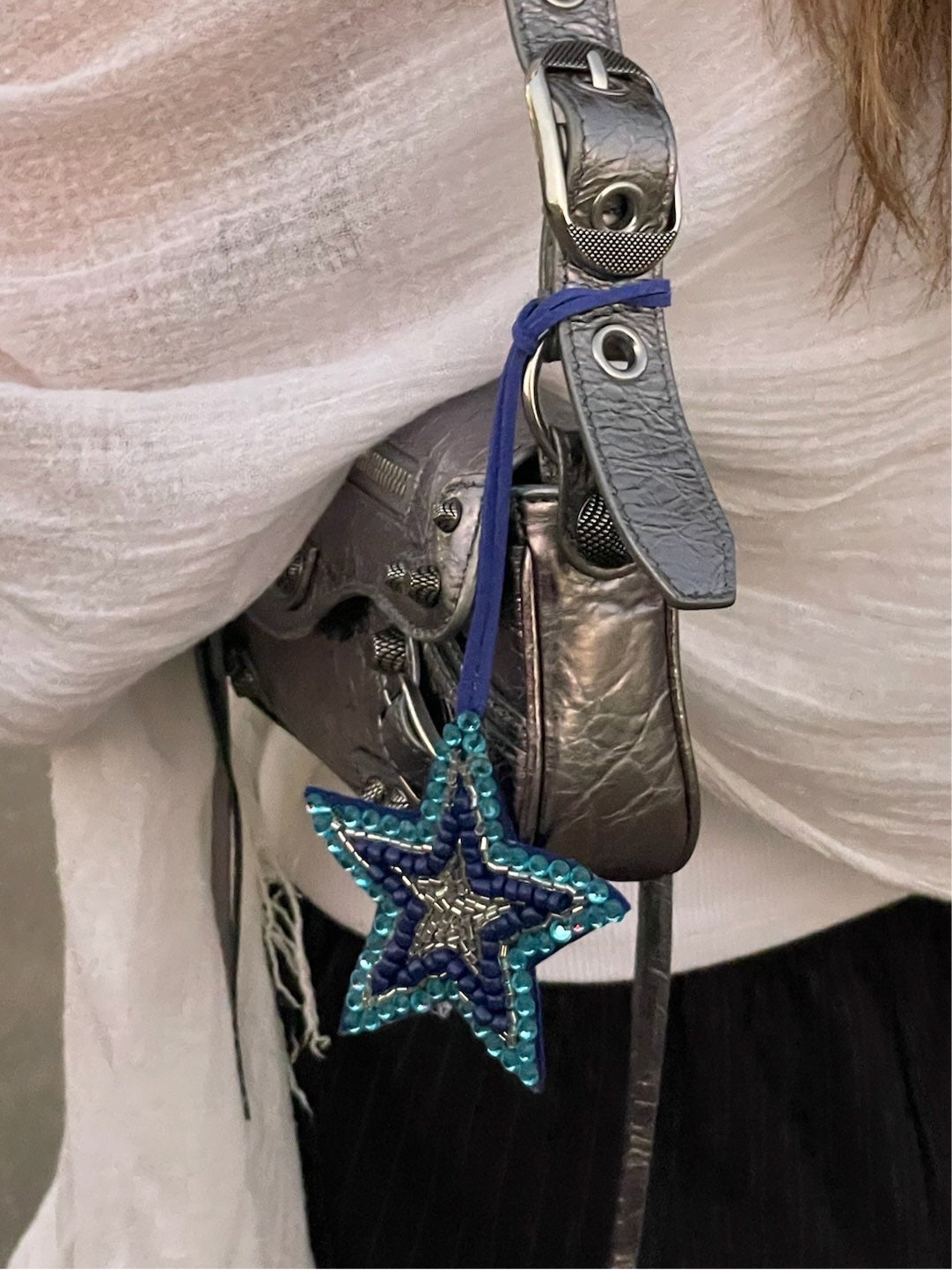 Blue Star Charm