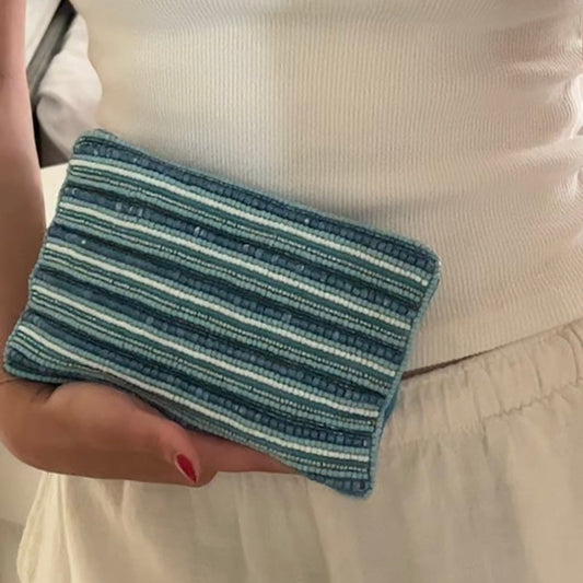 Blue Mimi Clutch
